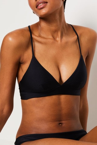 Parte de cima de biquíni- Preto