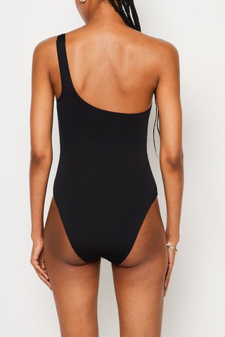 Fato de banho assimétrico - Preto