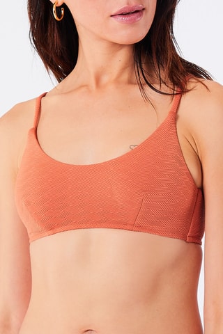 Parte de cima de biquíni Beauty  Tijolo