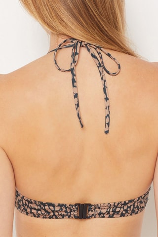 Parte de cima de biquíni- Castanho