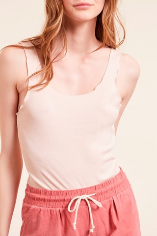 Camisola de alças Plant Dyed Bege - Etam