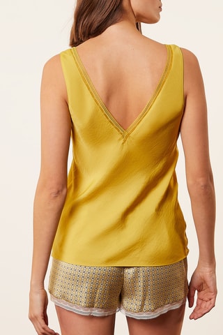 Camisola de alças - Verde-azeitona