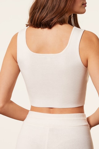 Camisola de alças - Cru