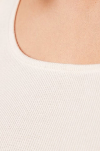 Camisola de alças - Cru