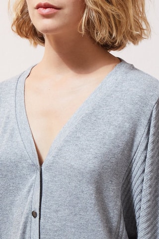 Casaco de malha Daya Cinzento-claro-mesclado