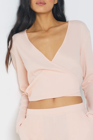 Casaco de malha Dolia - Rosa