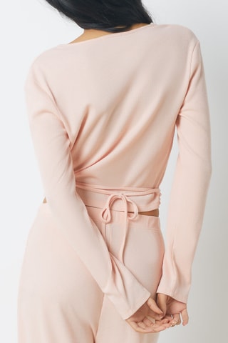 Casaco de malha Dolia - Rosa