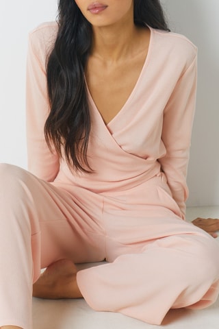 Casaco de malha Dolia - Rosa