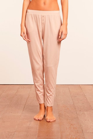 Calças direitas Gam Bege - Etam