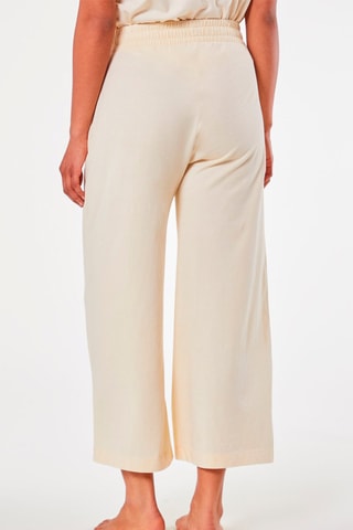 Broek Hoge Taille Wide Legs Magla Linnen