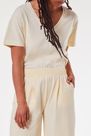 Broek Hoge Taille Wide Legs Magla Linnen