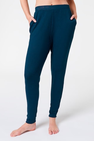 Broek Slim Fit Hoge Taille Early Groen
