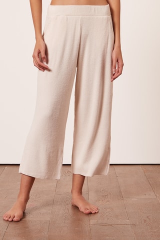 Calças wide legs 7/8 Amythis Cru