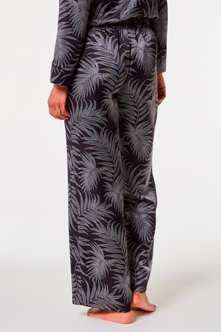 Calças wide legs de cintura subida Nailea Preto