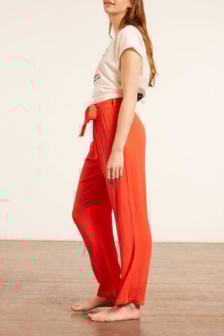 Rechte Broek Fun and Sun Oranje