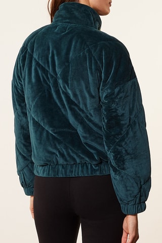 Velours Jasje - Pauwblauw