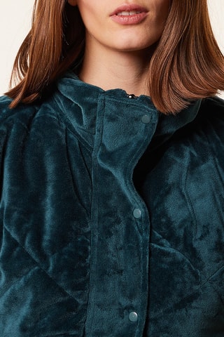 Velours Jasje - Pauwblauw