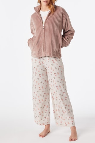 Jasje van fluweel Warmy Casual Taupe