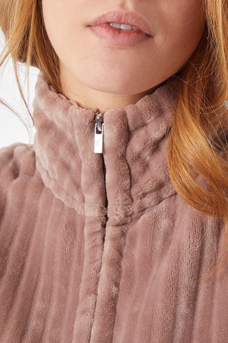 Jasje van fluweel Warmy Casual Taupe
