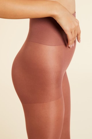 Collants Semi Opaque Castanho