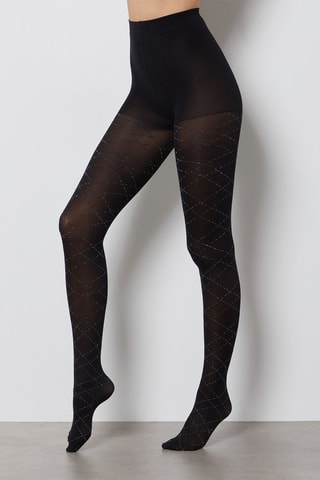 Collants - Preto Fallon - - Etam