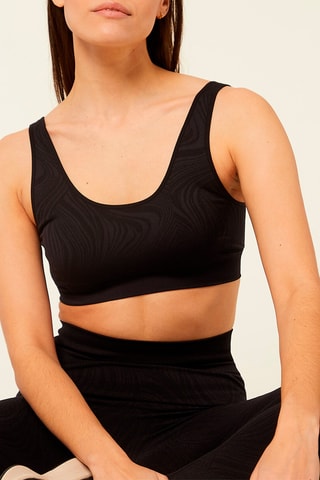 Soutien desportivo Wavy Preto