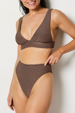 Parte de baixo de biquíni - Castanho