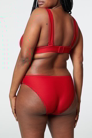 Parte de baixo de biquíni Vahine Vermelho