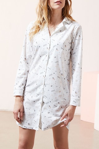 Camisa de noite Ouma Cru