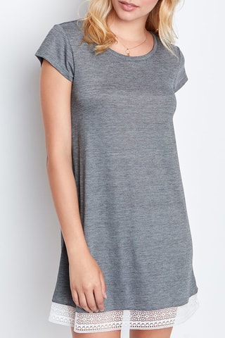 Camisa de noite Warm Day Cinzento