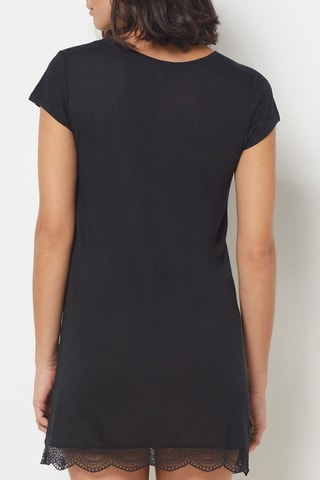 Camisa de noite Warm Day Preto