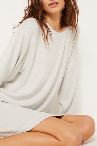 Camisa de dormir Hollie - Cinzento-claro