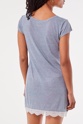 Camisa de dormir Warm - Azul-marinho