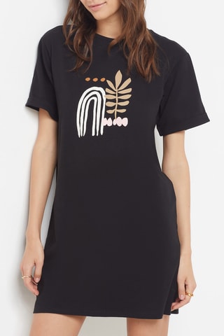 Camisa de noite Zanzibar Preto