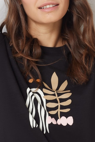 Camisa de noite Zanzibar Preto