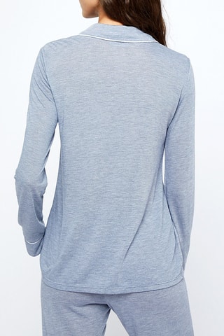 Camisa de noite Warm Day Azul-marinho