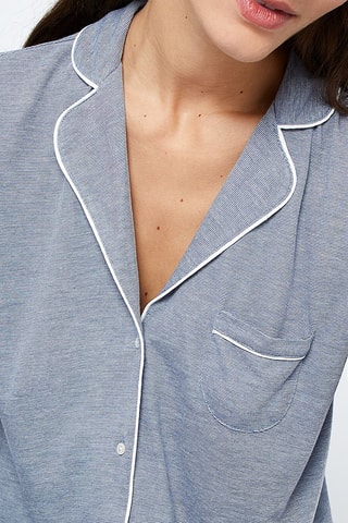 Camisa de noite Warm Day Azul-marinho