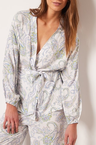 Robe Mariage Azul e verde-claro - Etam