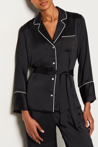 Camisa de pijama - Preto