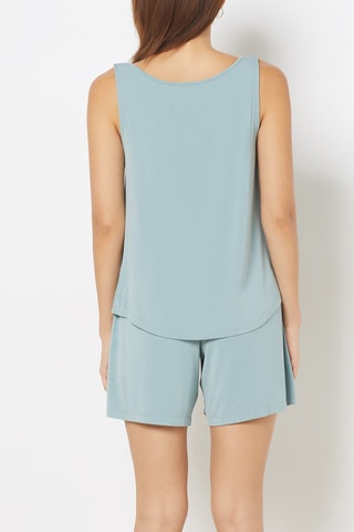 Top de pijama - Azul-celeste