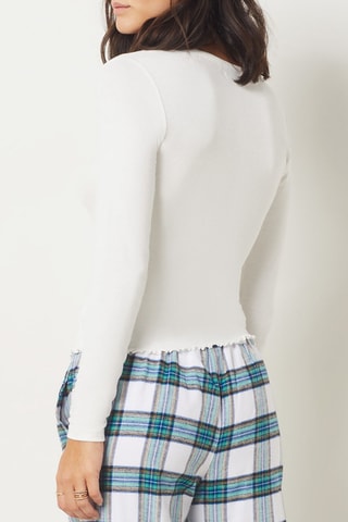 Top de pijama Jamie - Cru