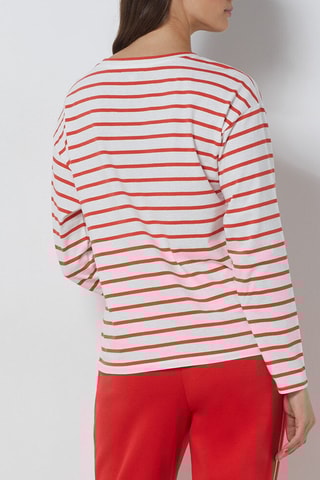 T-shirt de pijama Sanae - Vermelho