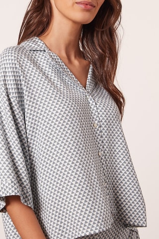Camisa de pijama Galan - Cinzento - Etam