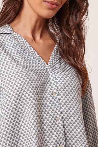 Camisa de pijama Galan - Cinzento - Etam