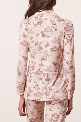 Camisa de pijama - Vermelho-tijolo