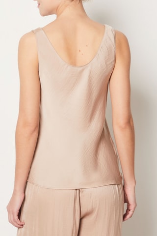 Camisola de alças de pijama - Bege