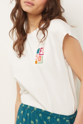 T-shirt de pijama Belamy - Cru