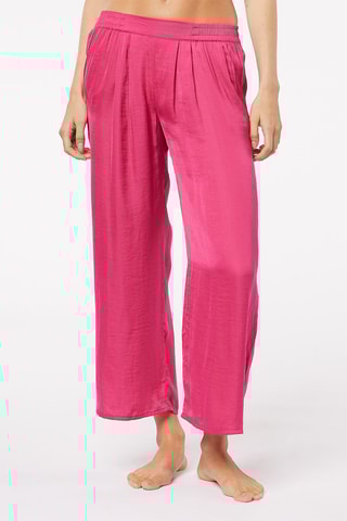 Calças de pijama 7/8 cintura subida Joy - Fúcsia - Etam
