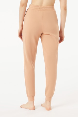 Pyjamabroek met hoge taille Cunta- Abrikooskleurig