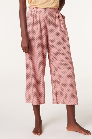 Calças de pijama linho - Rosa